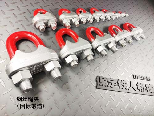 鐵人機(jī)械GB/T5976-2006（國(guó)標(biāo)鍛造）鋼絲繩夾6mm