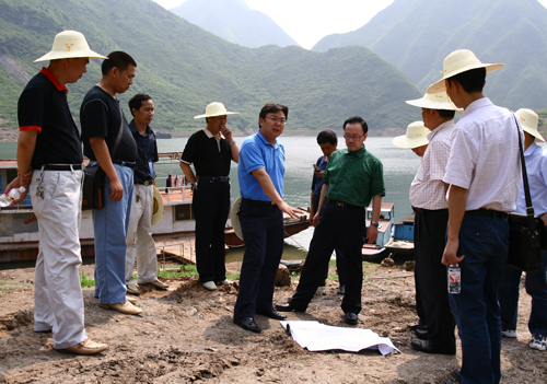 萬州港口公司總經理孫萬發(fā)帶隊到萬州港調研