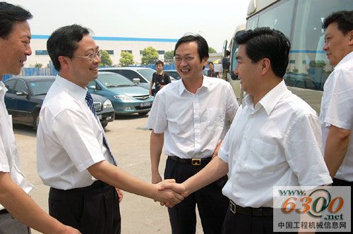 蘇州市委書記　考察三一重機(jī)