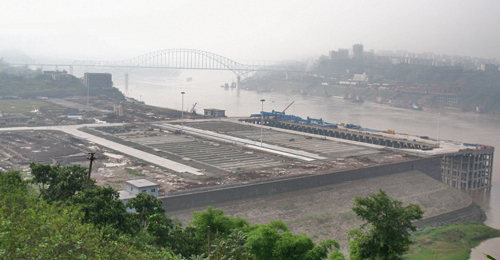 萬州港江南集裝箱碼頭一期工程即將投產