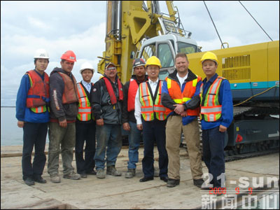 山河智能旋挖北極圈邊施工 服務(wù)受高度贊賞