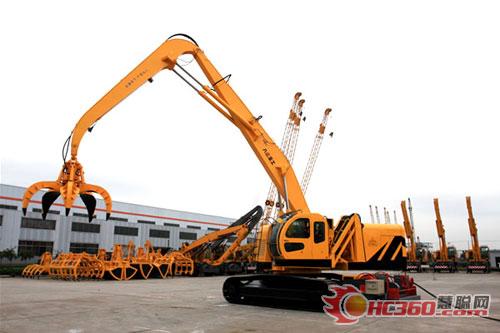 八達(dá)重工成功研制ZYS45“雙動力”抓鋼機(jī)