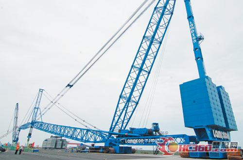 臂長(zhǎng)171米 “大力神”三門核電工程施工