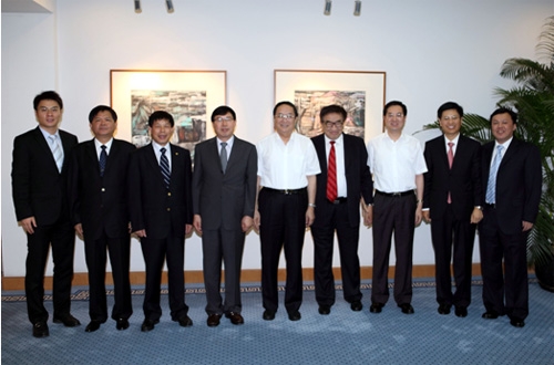 中央政委俞正聲接見(jiàn)中交集團(tuán)周紀(jì)昌董事長(zhǎng)一行