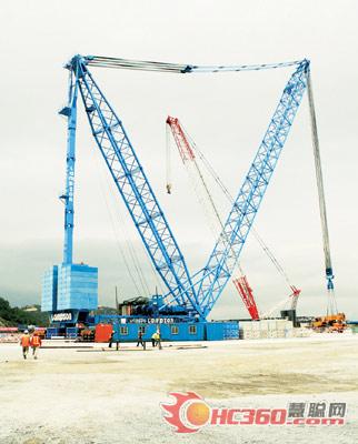 美國大型履帶吊車為三門核電站施工獻力