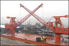 常州市港口FQ10-25浮式起重機(jī) FQ10-25