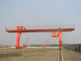 常州市港口L型門式起重機 　
