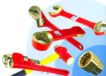 橋防牌防爆工具、無(wú)磁工具、防爆扳手、防爆錘子、防爆裝柄锨類(lèi)、防爆閥門(mén)扳手