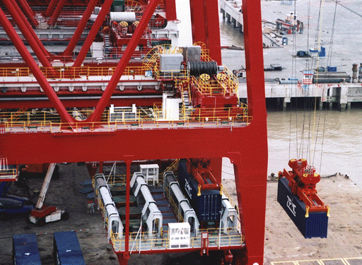 振華雙小車岸邊集裝箱起重機