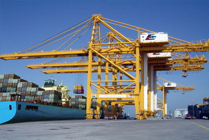 振華雙40英尺箱的岸邊集裝箱起重機(jī)