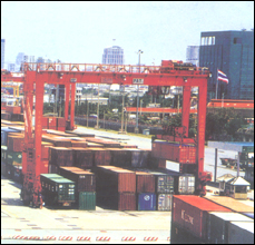 港盛40t輪胎式集裝箱門式起重機(jī)