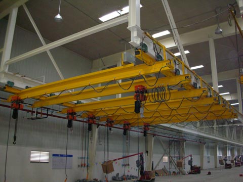 勁力電動單梁(懸掛)起重機