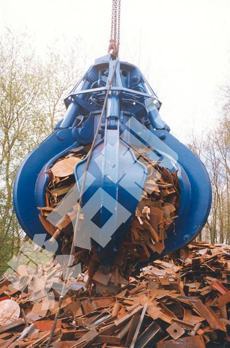 江蘇紫石電動(dòng)液壓多瓣抓斗.