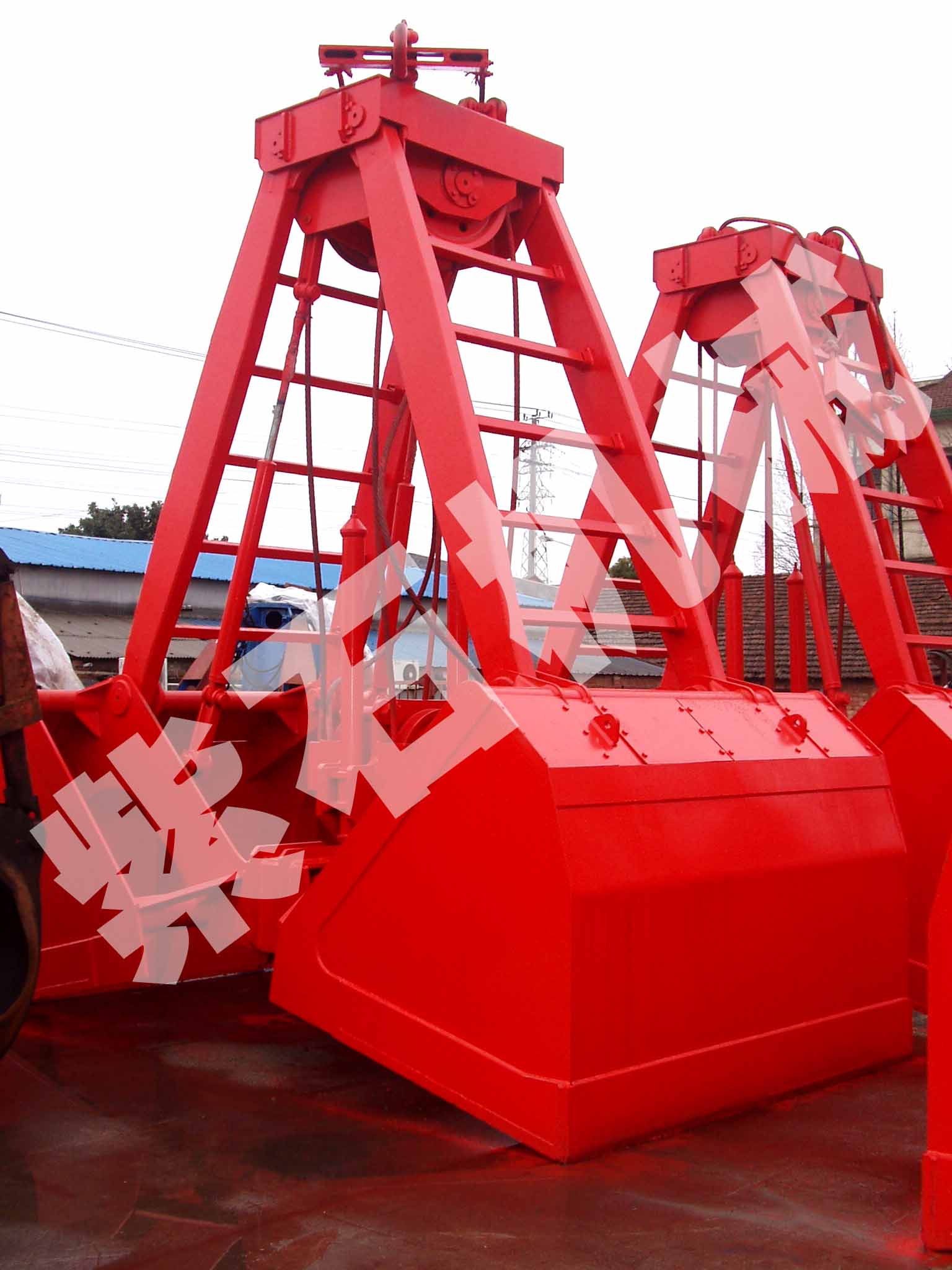 江蘇紫石開(kāi)啟式抓斗