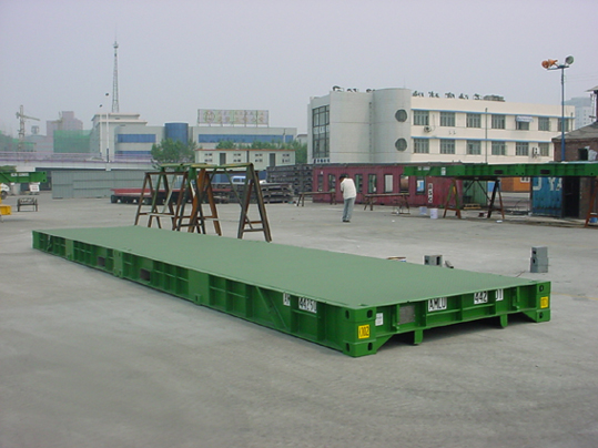 天津華錫40英尺平板箱