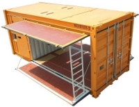 天津華派側(cè)開門打包箱