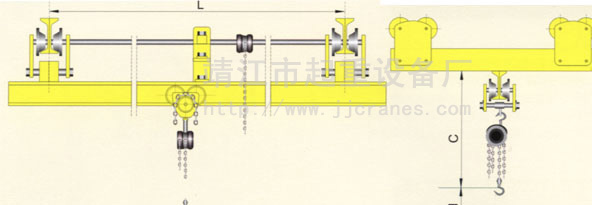 靖江起重設(shè)備SDXQ 手動(dòng)單梁懸掛起重機(jī) SDXQ