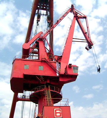 寧波河海門座式起重機2
