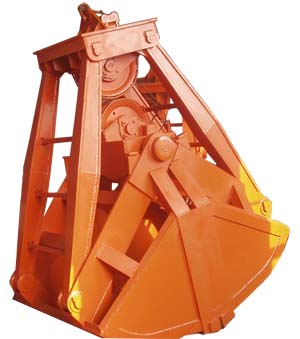 青島金經(jīng)緯兩瓣雙索礦石抓斗