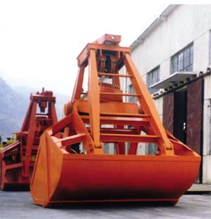 青島金經(jīng)緯兩瓣四索焦碳抓斗