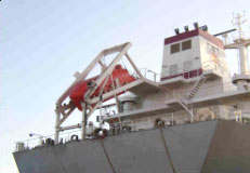 青島北海船舶重工自由降落式吊艇架