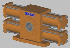 大連三峰齒條油缸