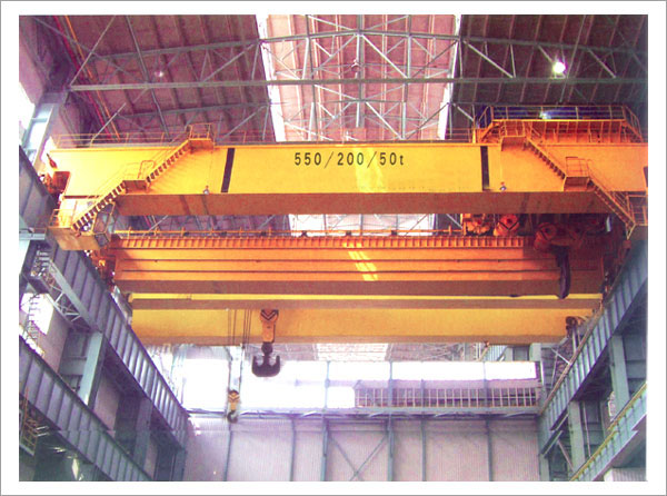 深圳一重:QD550/200/50t四梁鍛造起重機(jī)