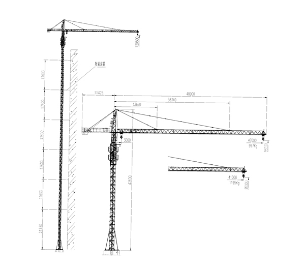 河南省中泉路橋塔機QTZ50（TC4710） QTZ50
