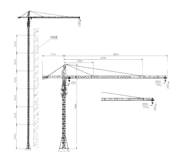 河南省中泉路橋塔機QTZ40（TC4708） QTZ40