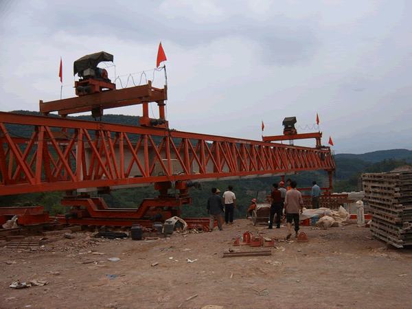 河南省中泉路橋150t橋機.. 150t