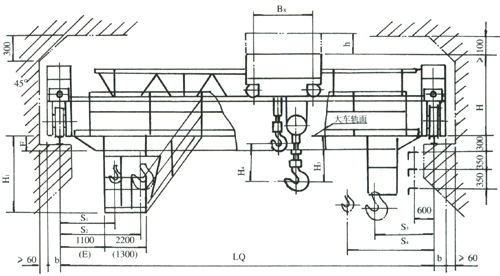成都市中州LH型電動(dòng)葫蘆橋式起重機(jī) LH型
