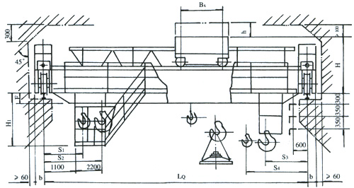 成都市中州16/3.2-32/5噸主鉤電磁橋式起重機(jī) 16/3.2-32/5噸