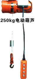 上海豪礦:250KG電動葫蘆