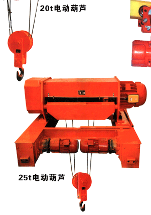 上海豪礦:25T電動葫蘆