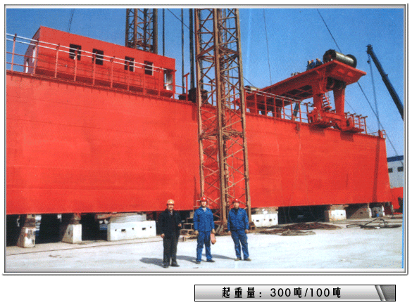 上海豪礦:300噸/100噸門式起重機(jī)