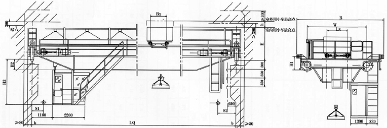 河南礦源:5~16噸電磁橋式起重機