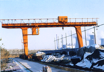 河南礦源:L型單梁吊鉤門式起重機 L型