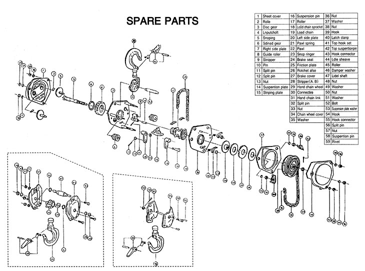 浙江飛鳥VC型手拉葫蘆 VC型