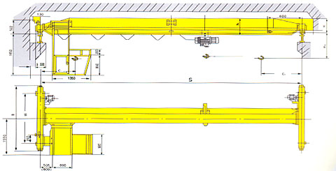 江蘇象王:1-10t LDA 型電動(dòng)單梁起重機(jī) LDA 型