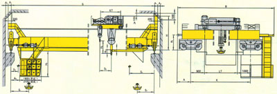 江蘇象王:QD型 75/20t-100/20t 電動吊鉤橋式起重機(jī) QD型