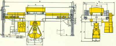 江蘇象王:5-10t 抓斗橋式起重機(jī)