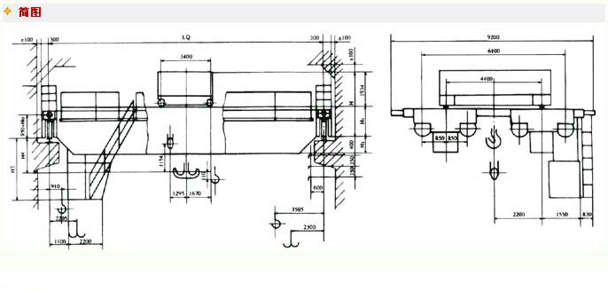 河南豫中:75/20-80/20噸變頻調(diào)速橋式起重機