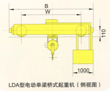 靖江市先龍LDA型電動(dòng)單梁橋式起重機(jī) LDA型