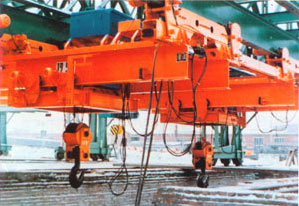 開原起重機器KSX型12.5噸電動雙梁懸掛過軌起重機