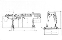 南桂起重:A型吊鉤龍門起重機 A型