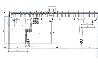 南桂起重:L型單主梁吊鉤龍門起重機