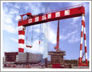 無錫華錦:大型造船門式起重機