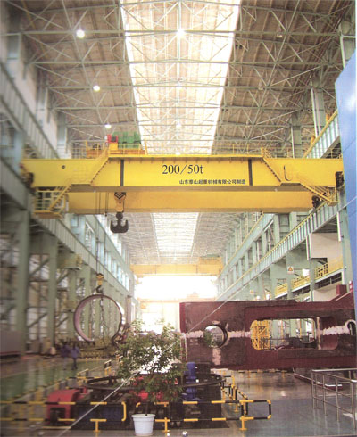 青島膠州泰山QD200/50t 橋式起重機(jī) QD200/50t