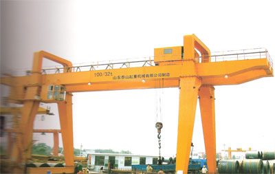 青島膠州泰山MG型雙梁吊鉤門式起重機(jī) MG型