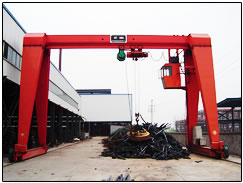 鎮(zhèn)江順源機(jī)械LH型3.2~32/10t葫蘆單梁門式起重機(jī)3 LH型3.2~32/10t